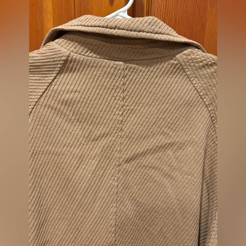 Free People Remi Brown Corduroy Oversized Shirt Jacket - Picture 17 of 17